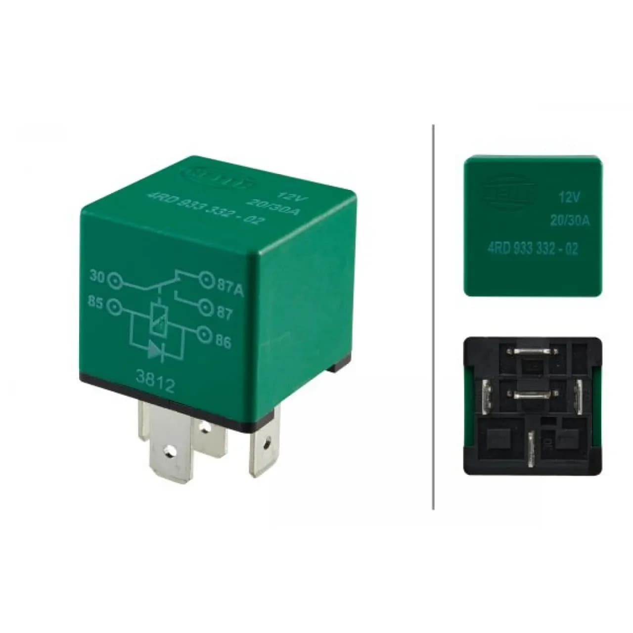 MAS 4RD 933.332-021 TERMİNAL RELAY - iş makinesi yedek parçası