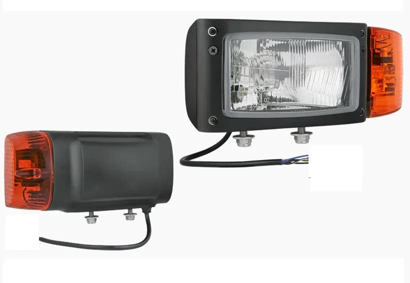 WESEM 24268 ÖN FAR İŞ MAKİNASI SİNYALLİ KABLOLU H4 SOL